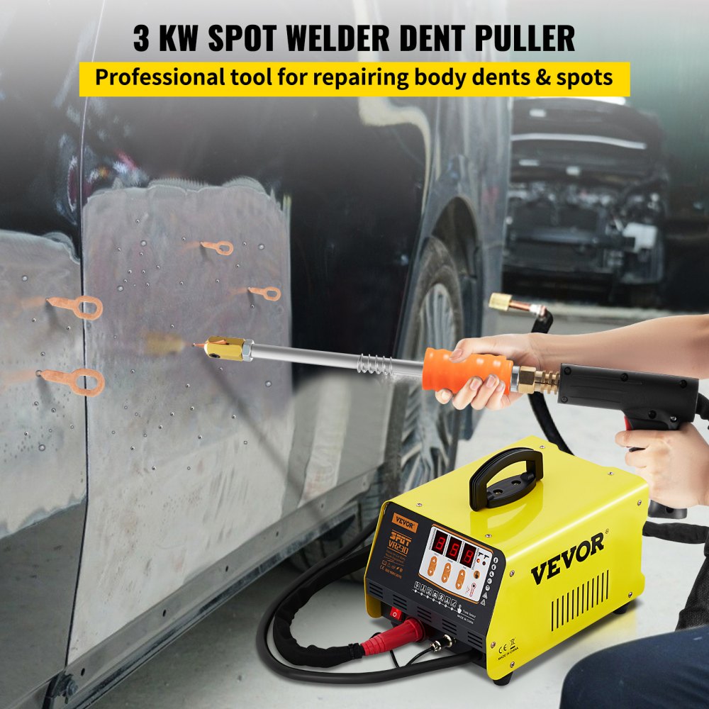 VEVOR Spot Dent Puller Spot Welding Machine 3 KW 220 V for Car Body Dent Repair