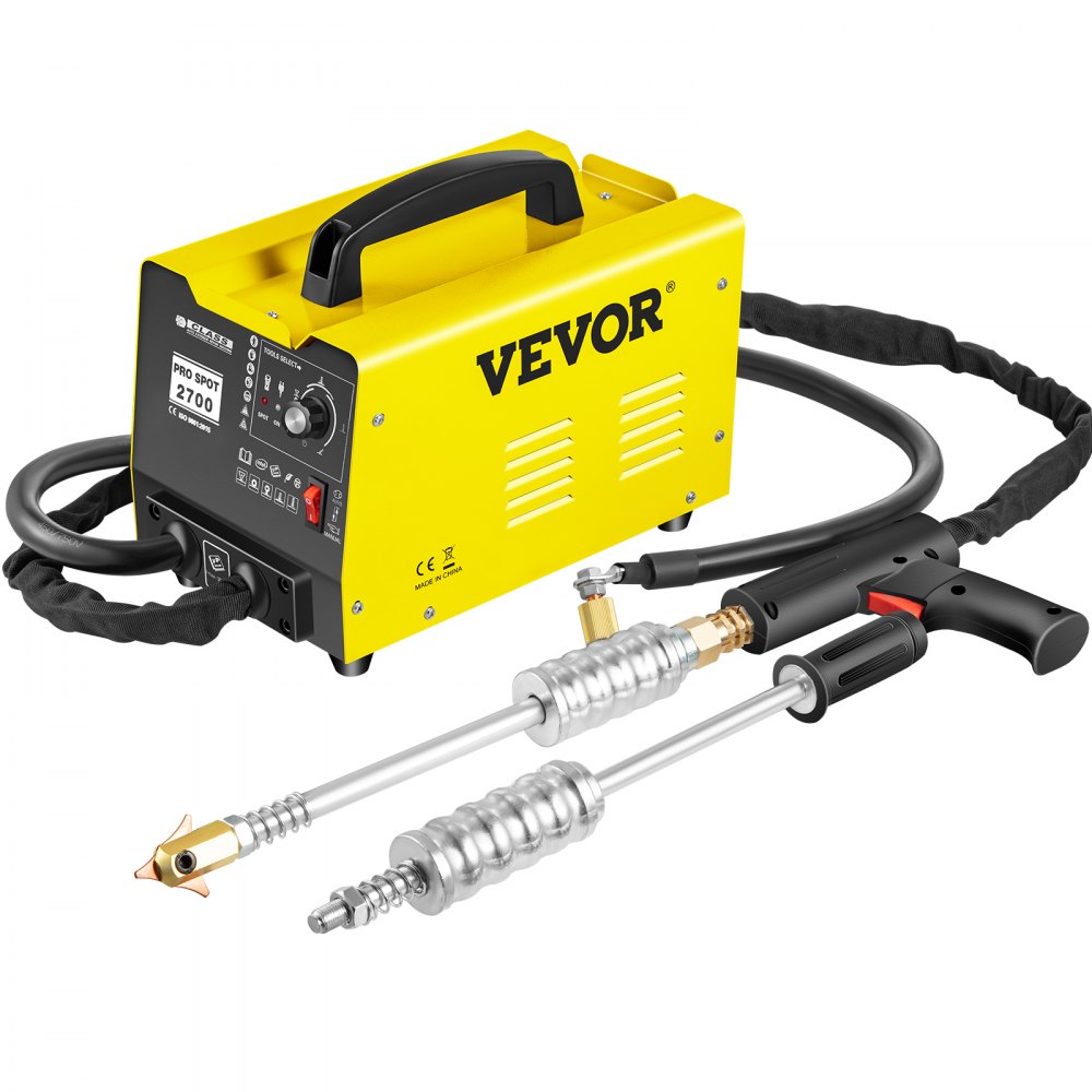 VEVOR Spot Dent Puller Dent Puller Machine 2KW Dent Puller Welder 5 Modes Yellow