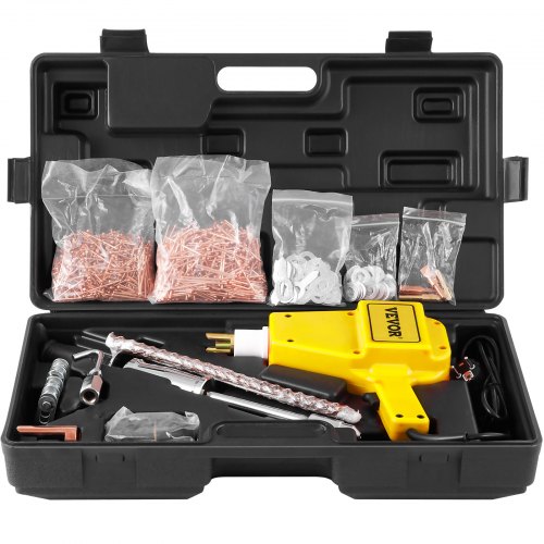 VEVOR Stud Welder Kit, 1600A Stud Welder Dent Repair Kit, 800VA Spot Welder Stud, Welder Stud Kit with Complete Accessories, Dent Welder Repair for Auto Body Repairing
