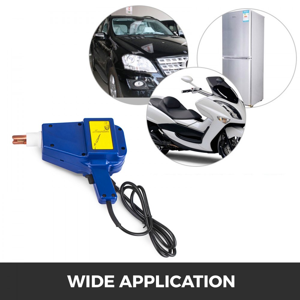 VEVOR Stud Welder Kit JO1050 Stud Welder Dent Repair Kit 800 VA Spot Welder Kit Blue 110V for Auto Body Repair