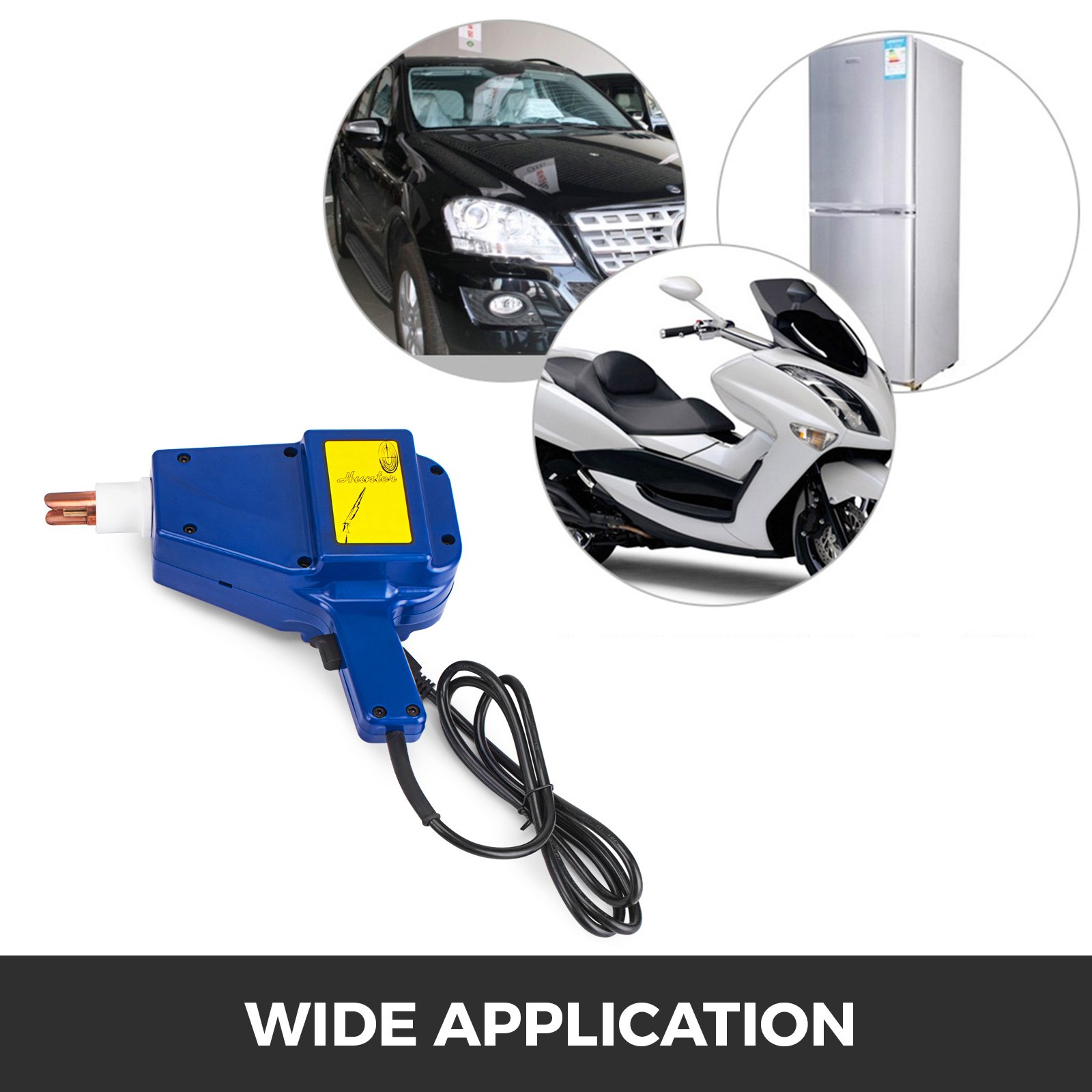 VEVOR Stud Welder Kit JO1050 Stud Welder Dent Repair Kit 800 VA Spot Welder Kit Blue 110V for Auto Body Repair