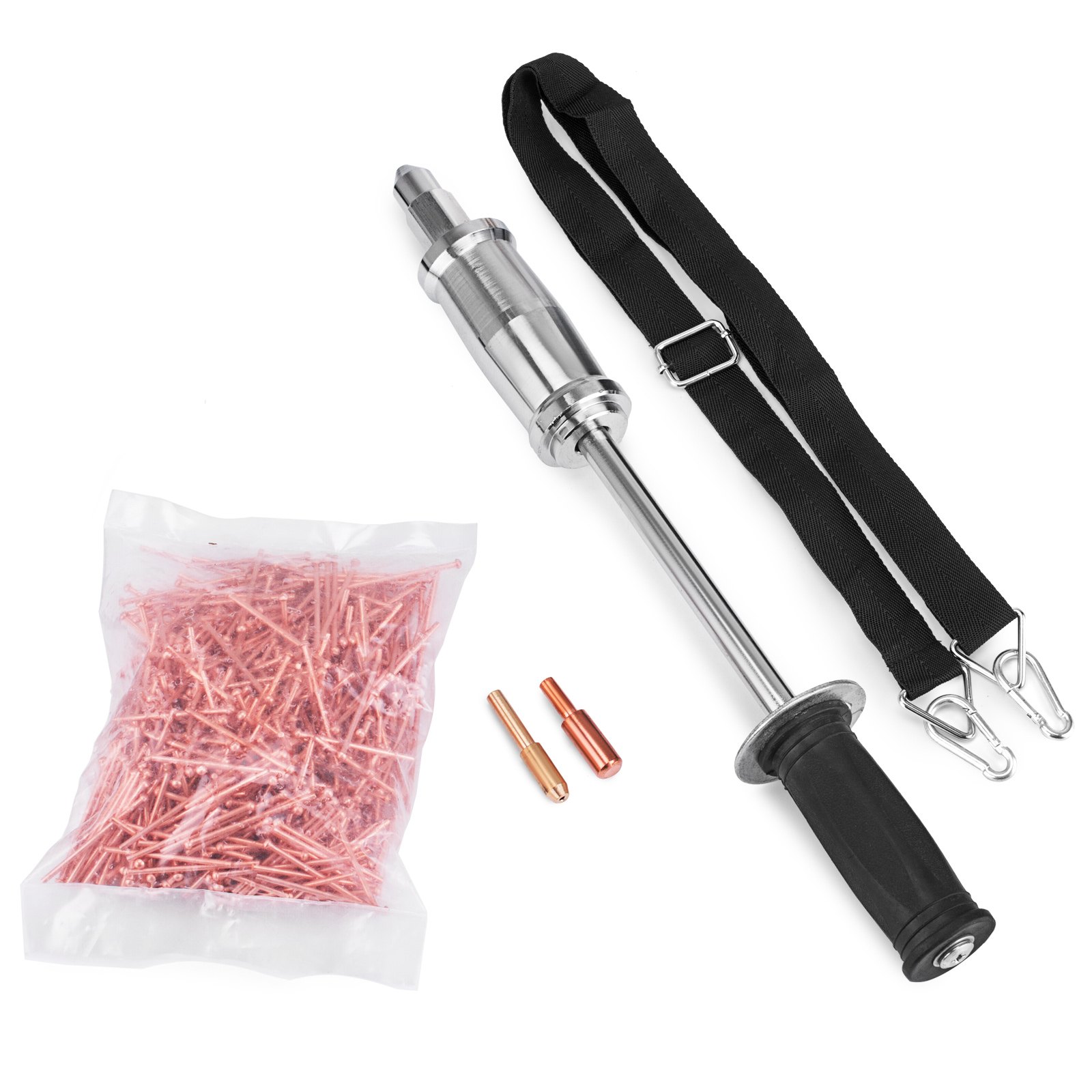 VEVOR Stud Welder Kit JO1050 Stud Welder Dent Repair Kit 800 VA Spot Welder Kit Blue 110V for Auto Body Repair