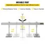 VEVOR dent pull lever bar kit, adjustable foot positions, strong retainer force, improves stability.