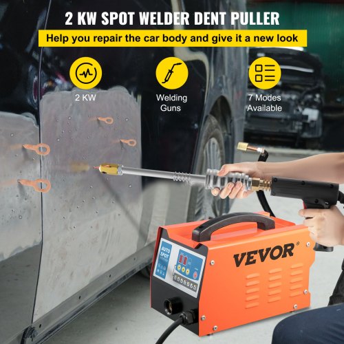 VEVOR 3800A 220V Dent Puller Spot Welder with PL-80NS mode,Dent Puller Machine for sheet metal fire, meson, straight-pull, spot welding