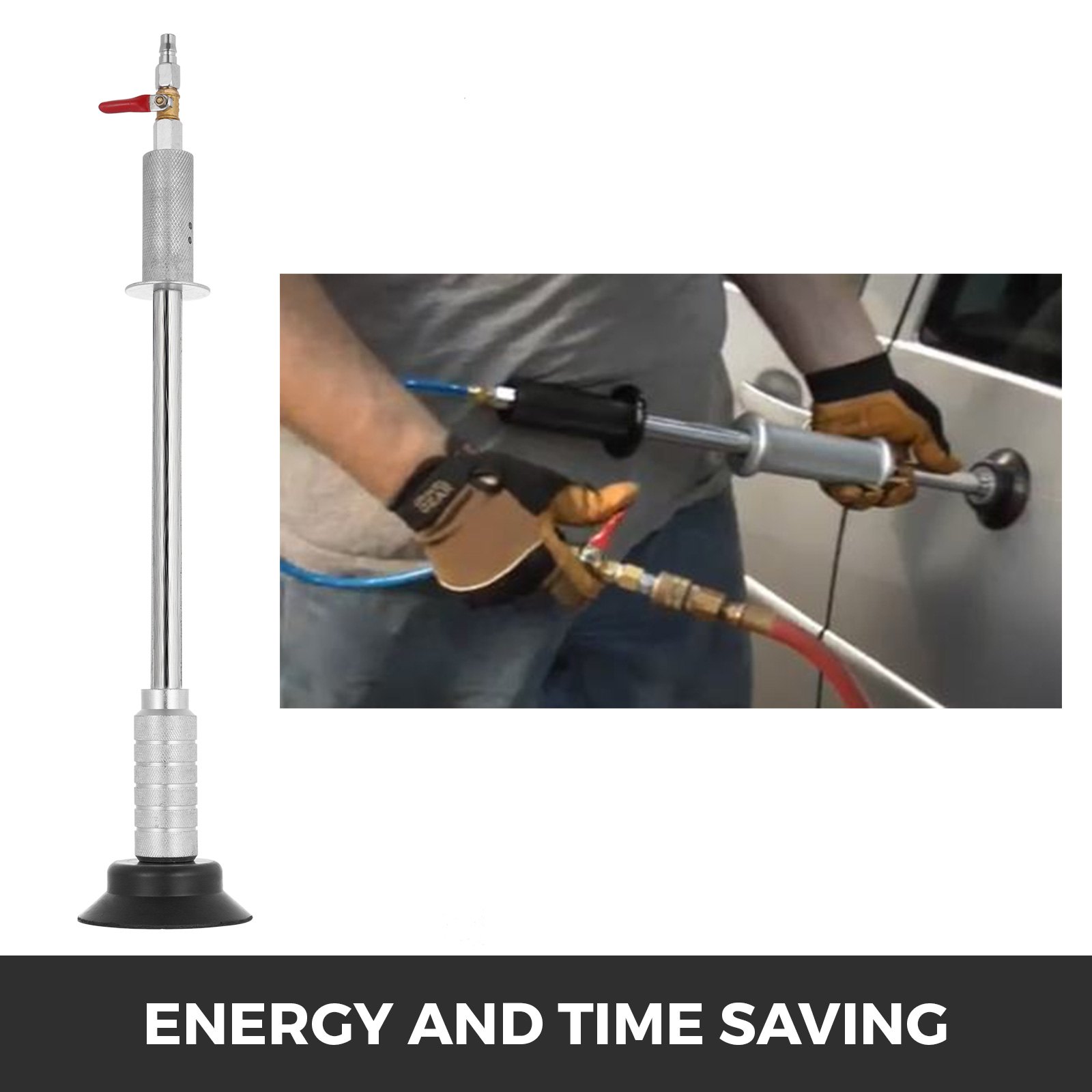 Air Pneumatic Dent Puller Car Body Sag Repair Remove Dent Air Compressor Cup