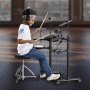 VEVOR Electric Drum Set, 15 Drum Kits & 150 Sounds Electronic Drum Kit, USB MIDI Supported 6.5 in Quiet Mesh Snare Electric Drum Set with 10 in Cymbals Drum Sticks & Headphone, for Beginners & Adults