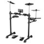 VEVOR Electric Drum Set, 15 Drum Kits & 150 Sounds Electronic Drum Kit, USB MIDI Supported 6.5 in Quiet Mesh Snare Electric Drum Set with 10 in Cymbals Drum Sticks & Headphone, for Beginners & Adults