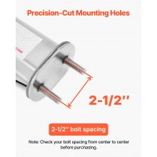 Stainless Steel Angled Spring Loaded Mud Flap Hangers for Semi Trucks 2-1/2"