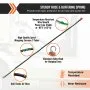 VEVOR 15FT Semi Truck Air Lines Kit, 3-in-1 Air Hoses & ABS Power Line for Semi Truck Trailer Tractor, 7-Way Plug Electrical Cord Cable and Rubber Air Lines Hose Assembly Kit with Hook & Teflon Tape