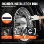 VEVOR Rear Axle Cover Combo Kit ABS Lug Nut Covers with Nut Cover Tools
