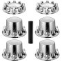 VEVOR Rear&Front Axle Cover Combo Kit ABS Lug Nut Covers with Nut Cover Tools