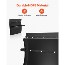 Quarter Fenders for Semi Trucks 24"x24" with Tube Bracket Mounting Hardware