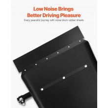 Quarter Fenders for Semi Trucks 24"x24" with Tube Bracket Mounting Hardware