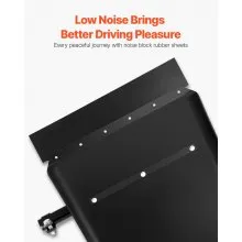 Quarter Fenders for Semi Trucks 24"x24" with Tube Bracket Mounting Hardware