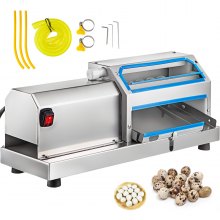 VEVOR Quail Egg Peeler Machine 60KG/H Quail Egg Sheller 25W Quail Egg Sheller Automatic Quail Egg Peeling Machine Stainless Steel Bird Egg Peeling Machine for Boiled Quail Egg