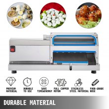 VEVOR Quail Egg Peeler Machine 60KG/H Quail Egg Sheller 25W Quail Egg Sheller Automatic Quail Egg Peeling Machine Stainless Steel Bird Egg Peeling Machine for Boiled Quail Egg