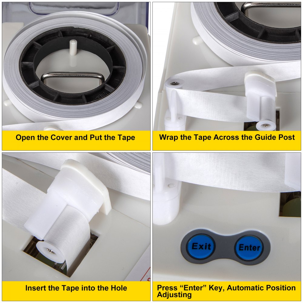 VEVOR Banknote Binding Machine 1.5 s/Once Money Bundle Bill Binding Machine 3cm Tape Width Automatic Cash Binding Machine with LCD Screen Bill Strapping Machine for Bank, Finance Department, Business