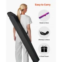 VEVOR 8FT Folding Gymnastic Balance Beam for Kids with Carrying Bag Galaxy