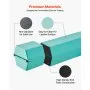 VEVOR 8FT Folding Balance Beam for Kids, 90.7 KG Stable Support Gymnastics Floor Beam with Non-Slip Mats, Gymnastics Training Equipment with Anti-Slip Bottom and Carrying Bag for Home Gym, Mint Green