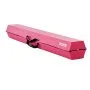 VEVOR 8FT Folding Balance Beam for Kids, 200LBS Stable Support Gymnastics Floor Beam with Non-Slip Mats, Gymnastics Training Equipment with Anti-Slip Bottom and Carrying Bag for Home Gym, Pink