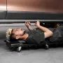 VEVOR Mechanic Garage Creeper, 40-Inch, 300 lbs Capacity Automotive Rolling Creeper with 6 Casters Adjustable Cushioned Headrest, Heavy Duty Steel Frame Low Profile for Garages, Repair Shops, and DIY