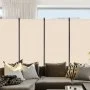 VEVOR Room Divider, 4 Panels Room Divider, Folding Privacy Screen and Portable Partition Divider for Room Separation, Freestanding Room Partitions for Office, Bedroom, Study, Beige