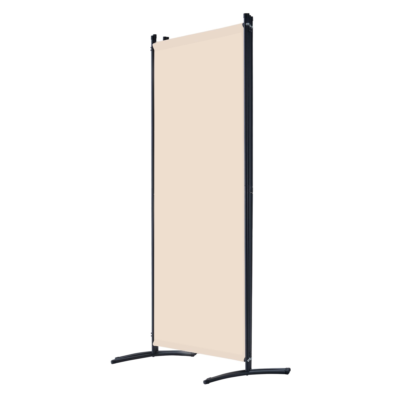 VEVOR Room Divider, 4 Panels Room Divider, Folding Privacy Screen and Portable Partition Divider for Room Separation, Freestanding Room Partitions for Office, Bedroom, Study, Beige