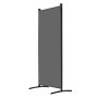 VEVOR Room Divider, 4 Panels Room Divider, Folding Privacy Screen and Portable Partition Divider for Room Separation, Freestanding Room Partitions for Office, Bedroom, Study, Grey