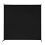 Biombo VEVOR, biombo de un solo panel, mampara de privacidad de 1,8 m para interiores, separador de ambientes, separador independiente para oficina y dormitorio, color negro