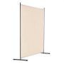 Biombo VEVOR, biombo de un solo panel, 1,8 m, para interiores, separador de ambientes, independiente, para oficina y dormitorio, color beige