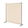 Biombo VEVOR, biombo de un solo panel, 1,8 m, para interiores, separador de ambientes, independiente, para oficina y dormitorio, color beige