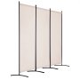 VEVOR Room Divider, 3 Panel Room Divider, Folding Privacy Screen and Portable Partition Divider for Room Separation, Freestanding Room Partitions for Office, Bedroom, Study, Beige