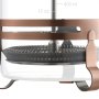 Cafetera de prensa francesa VEVOR, cafetera de prensa francesa de vidrio de borosilicato de 1 litro y 34 onzas con filtro de acero inoxidable, cafetera de prensa francesa de vidrio grande, para infusión en frío, para acampar, viajes, hogar y cocina, cobre