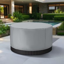 VEVOR Outdoor Hot Tub Cover Round 2000 x 850 mm Weatherproof and Waterproof Gray