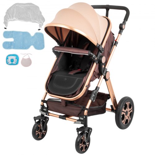 Luxury Newborn Carriage Infant Travel Car Foldable Pram Baby Stroller Pushchair