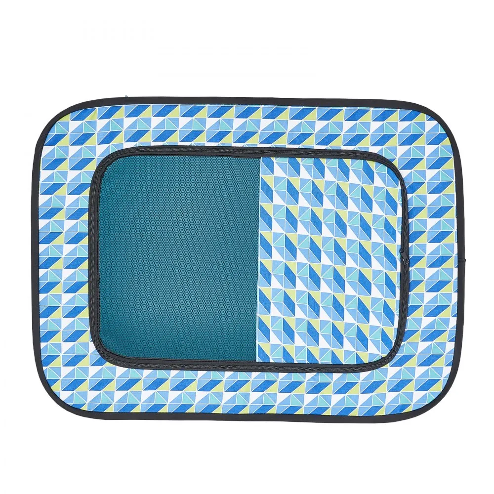VEVOR Foldable Pet Playpen, 32'' x 24'' x 22'' Portable Dog Playpen, Crate Kennel for Puppy, Dog, Cat, Waterproof 600D Oxford Cloth, Removable Zipper, for Indoor Outdoor Travel Camping Use (Rectangle,