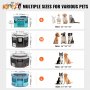 VEVOR Skládací ohrádka pro domácí mazlíčky 46 palcová přenosná ohrádka pro psy Crate Kennel pro kočky