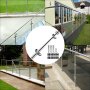 Vevor Balustrade Railing Posts, Glass Railing 41inch Stainless Steel Corner Post