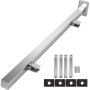 Vevor Balustrade Railing Posts, Glass Railing 38.58inch Stainless Steel End Post