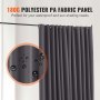 VEVOR Room Divider, Portable Panel Room Divider with Wheels Curtain Divider Stand, Freestanding Room Divider Privacy Screen for Office, Bedroom, Dining Room, Study