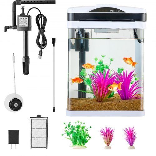 fish aquarium accessories SLOCME Ornaments Resin Castle Decorations Hydroponic Plant Terrarium Betta Aquarium Fish Tank Set Hydroponic Cleaning Tank Glass Terrarium Planter OfficeOur product is ecological betta tank Top Fin Angler Fish Aquarium