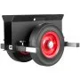 VEVOR Panel Dolly, 453.6 kg Load Capacity, Drywall Mover with 25 cm Rubber Wheels Fits Different Terrain, Adjustable Clamp Panel Cart for Steel Panels, Mattress, Doors and Drywall Sheet, Black