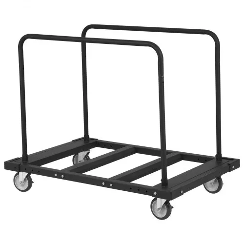 Carro Para Transportar Paneles De Yeso Y Madera | Capacidad 1000 Kg | Con Ruedas De Nailon | Color Naranja | Fácil Montaje