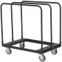 VEVOR Drywall Cart, 680 kg Panel Dolly Cart with 91.5 cm x 61 cm Deck and 12.7 cm Swivel Wheels, Heavy-Duty Drywall Sheet Cart, Handling Wall Panel, Sheetrock, Lumber, for Garage, Home, Warehouse