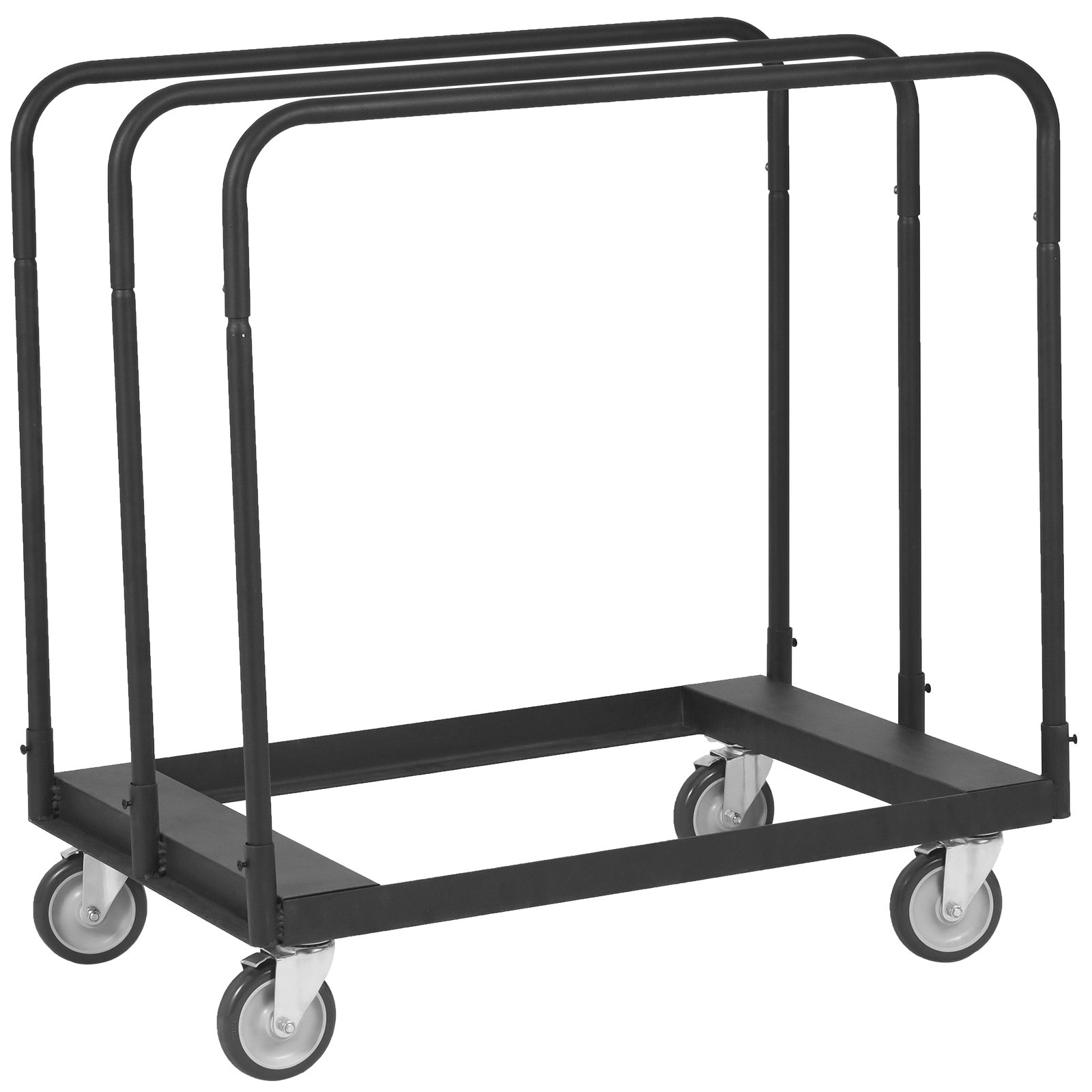 VEVOR Drywall Cart, 1500 LBS Panel Dolly Cart with 36.02" x 24.02" Deck and 5" Swivel Wheels, Heavy-Duty Drywall Sheet Cart, Handling Wall Panel, Sheetrock, Lumber, for Garage, Home, Warehouse