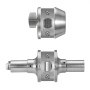 VEVOR Entry Door Locksets with Deadbolt, 5 Pack Satin Nickel Entry Lever and Single Cylinder Deadbolt, Keyed Alike Combo Pack, Fit for 1-3/8" to 1-3/4" Door Thickness, for Entrance and Front Door