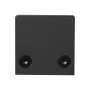 VEVOR Glass Clamp 40 PCS Square Railing Bracket for 0.31"-0.47" (0.8-1.2cm) Glass Black