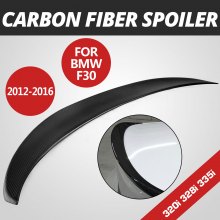 VEVOR Carbon Fiber Rear Trunk Lip Spoiler Waterproof Carbon Fiber Rear High Performance Rear Wing Spoiler (for BMW)