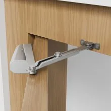 VEVOR Door Closer, Automatic Door Closer Commercial or Residential Use for Door Weights 150 Lbs, Adjustable Size Hydraulic Buffer Door Closers Heavy Duty Cast Aluminum Body, Easy Install, Silver