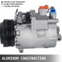 New AC Compressor Fits: 2004 - 2006 BMW X5 4.4L DOHC Replaces Calsonic CSV717